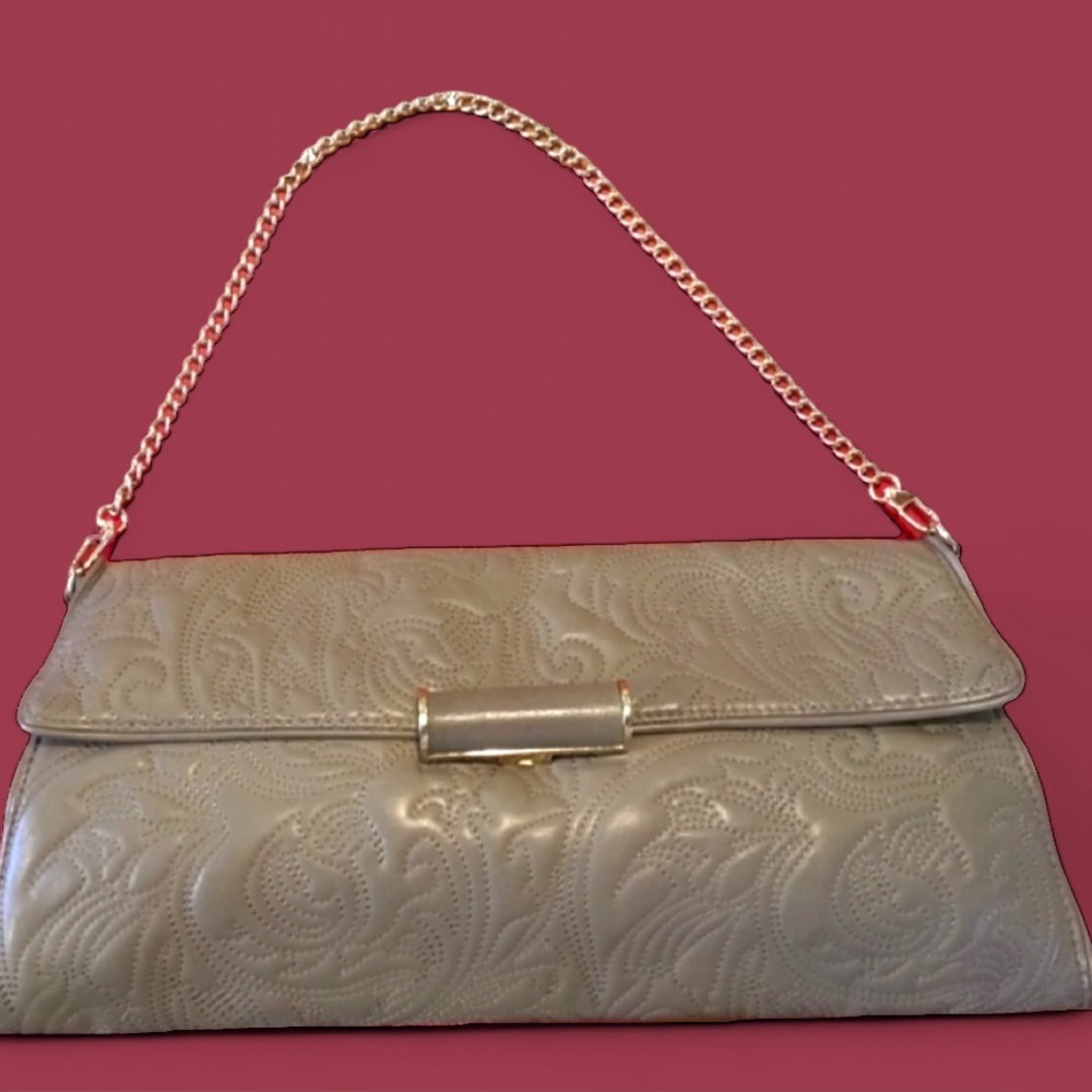 EMBROIDERED LAMBSKIN PURSE